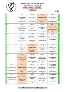 Farmacias de guardia en Torredelcampo Febrero 2025, ofrecido por Farmacia y Ortopedia Rosa
