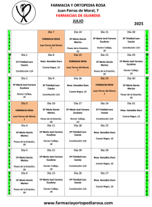 Farmacias de guardia en Torredelcampo Julio 2025, ofrecido por Farmacia y Ortopedia Rosa